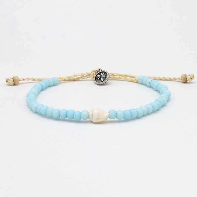 Bead and shell anklet