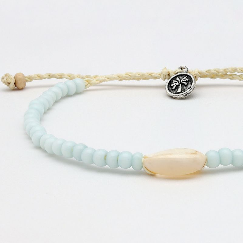 Bead and shell anklet