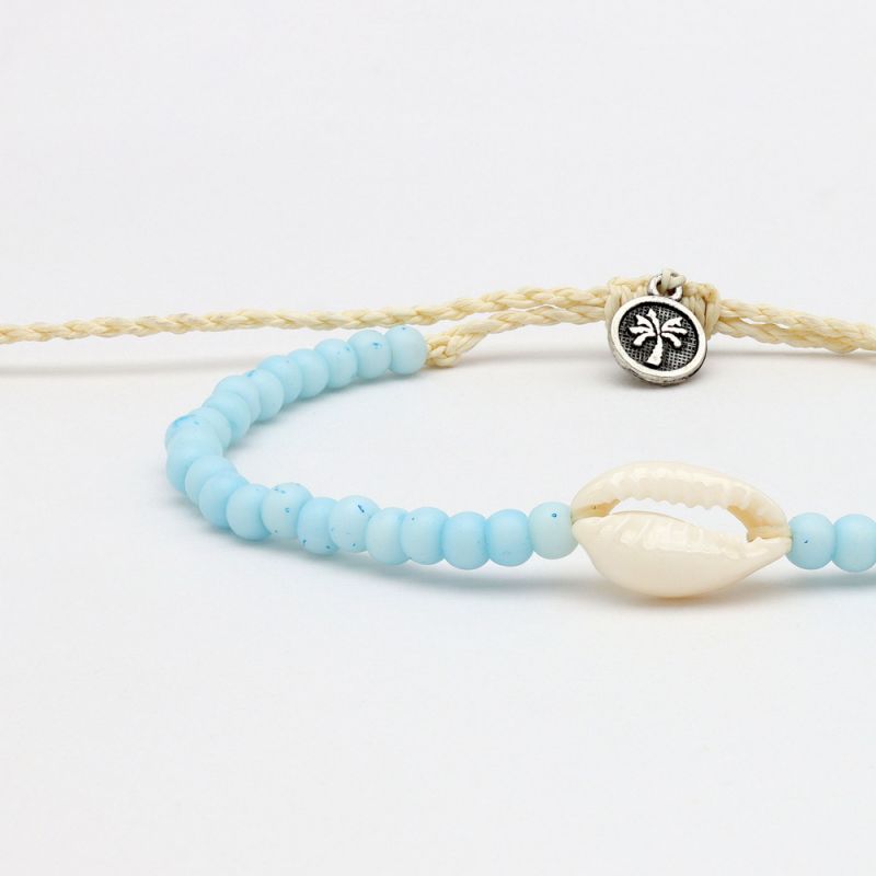 Bead and shell anklet