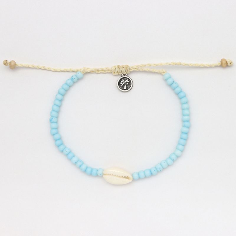 Bead and shell anklet