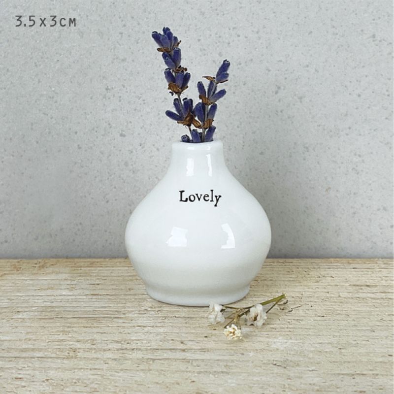 Sml porcelain vase-Lovely