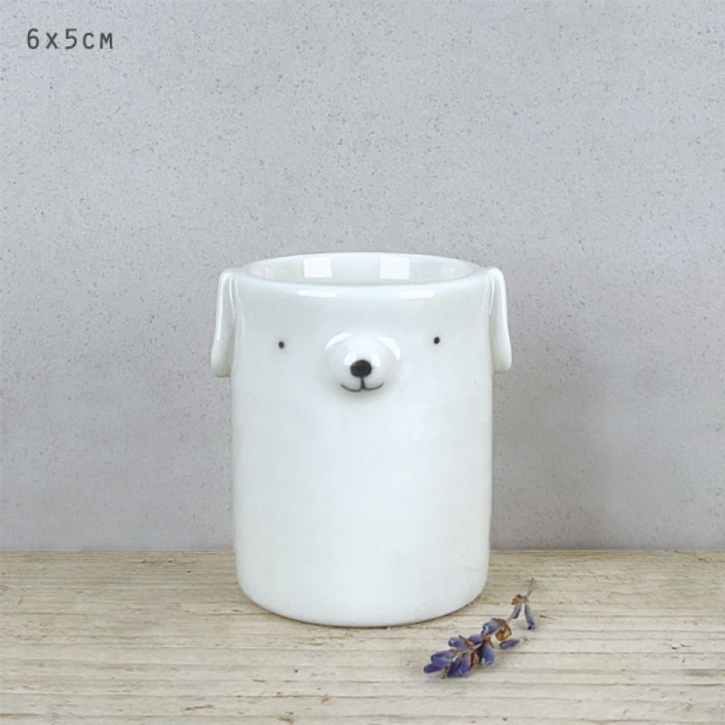 Round animal pot-Dog