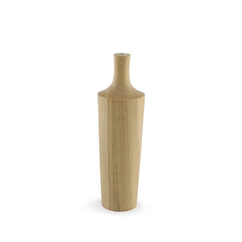 Wood turned vase-Light wood