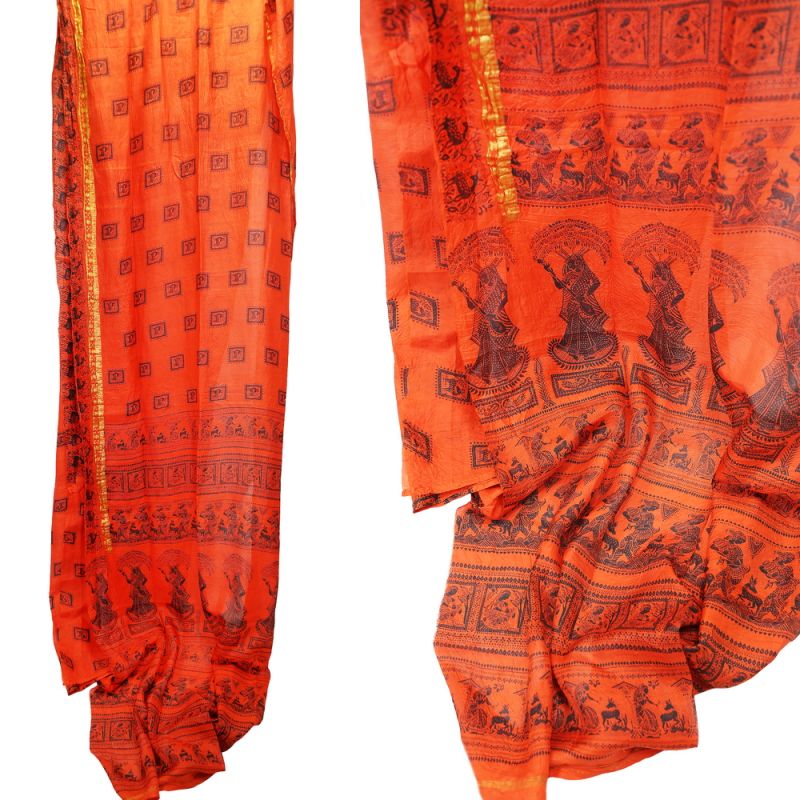 Silk sari approx 5m asst'd