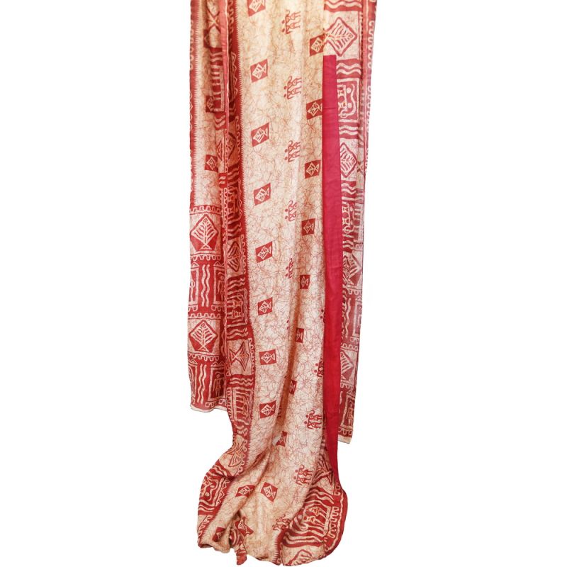 Silk sari approx 5m asst'd