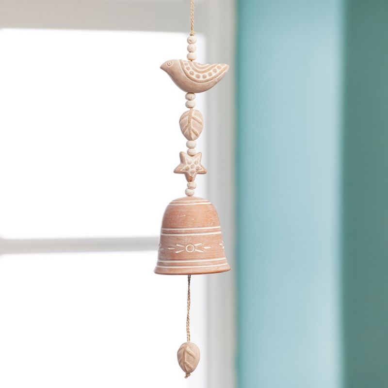 Terracotta Wind Chime - Bird