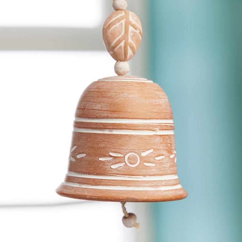 Terracotta Wind Chime - Flower