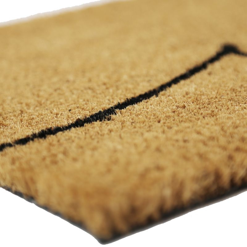 Mat Welcome coco 28x78x1.5cm - Natural/Black