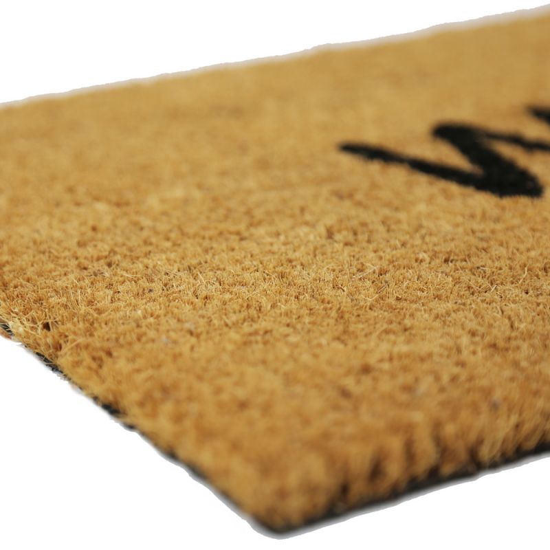 Mat Home coco 28x78x1.5cm-Natural/Black