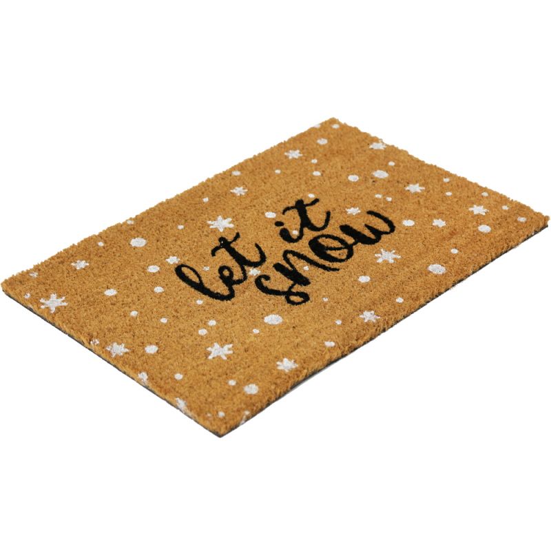 Mat Let it snow coco 38x58x1.5cm-Multi