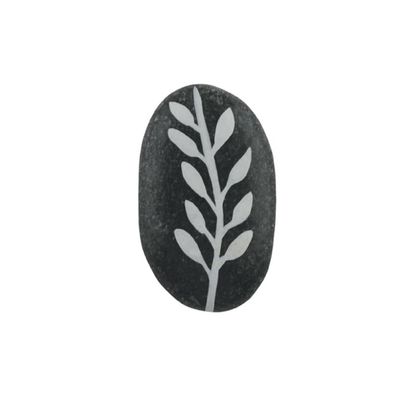 Pebble grey- Stem with leaves