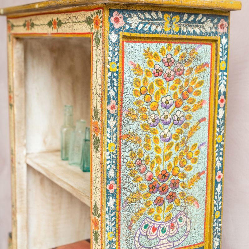 Kanchana Tall Book Case Hand Painted