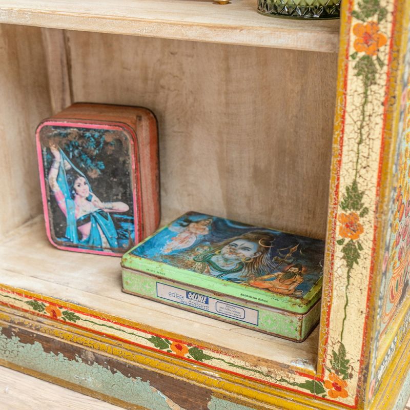 Kanchana Tall Book Case Hand Painted