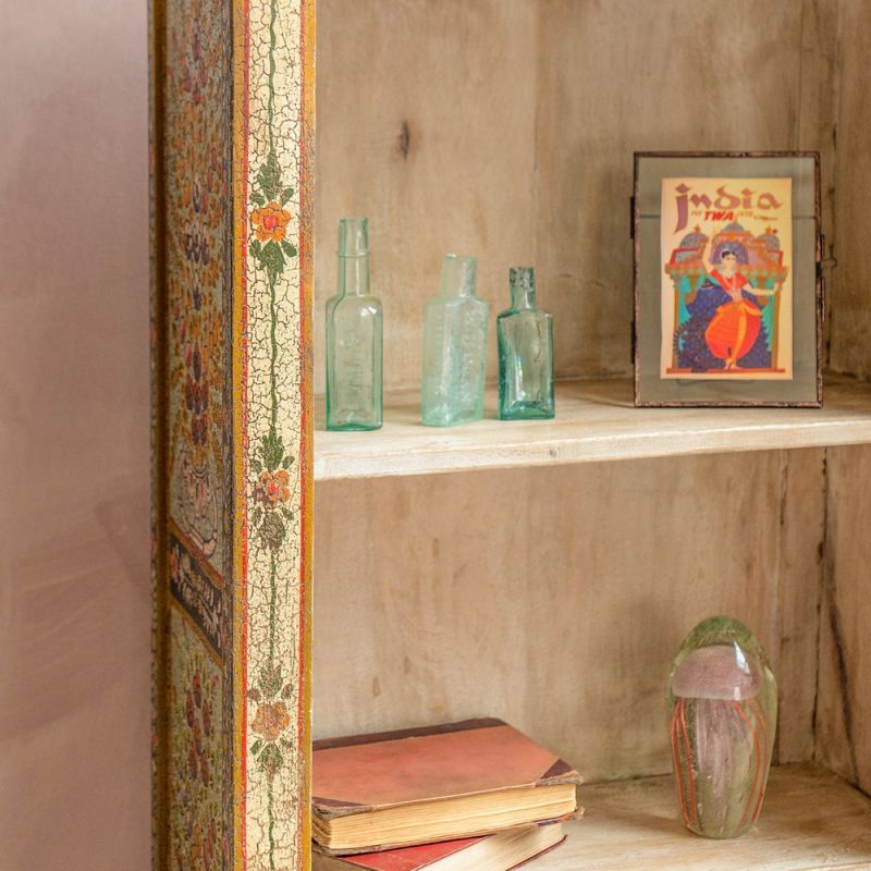 Kanchana Tall Book Case Hand Painted