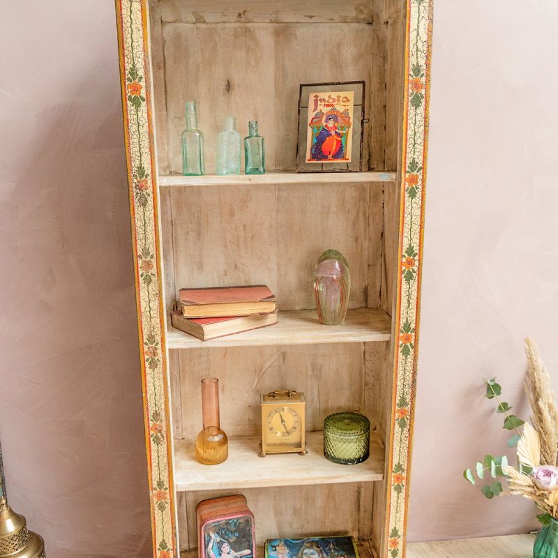 Kanchana Tall Book Case Hand Painted