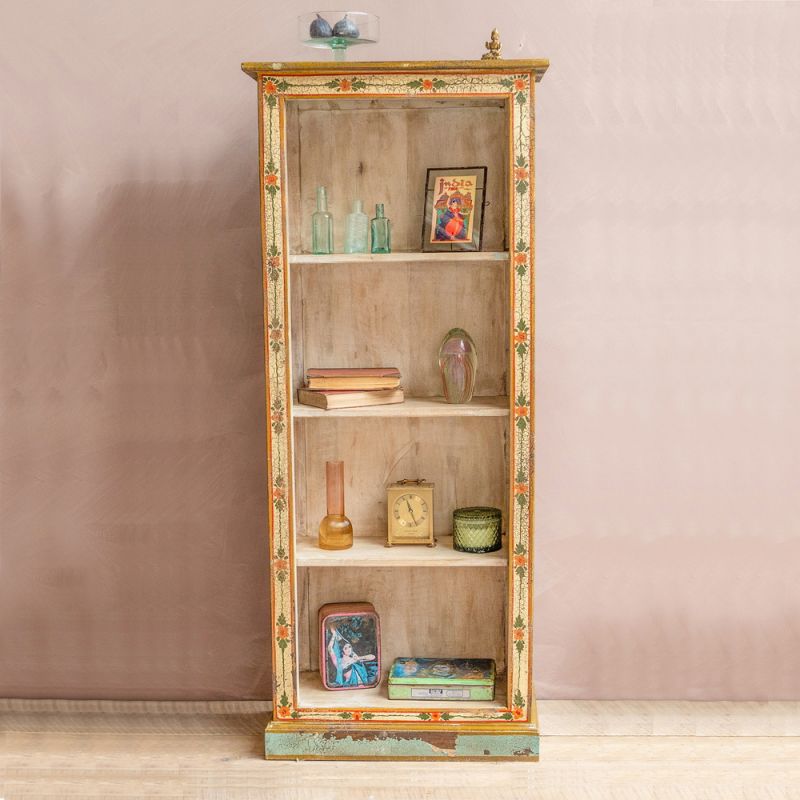 Kanchana Tall Book Case Hand Painted