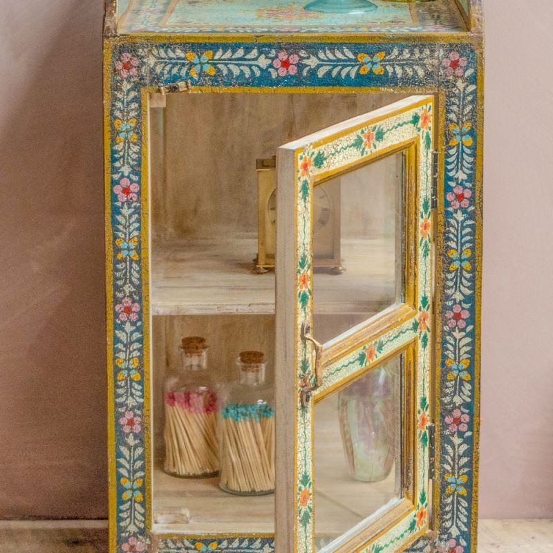 Kanchana Glazed Cabinet Hand Painted