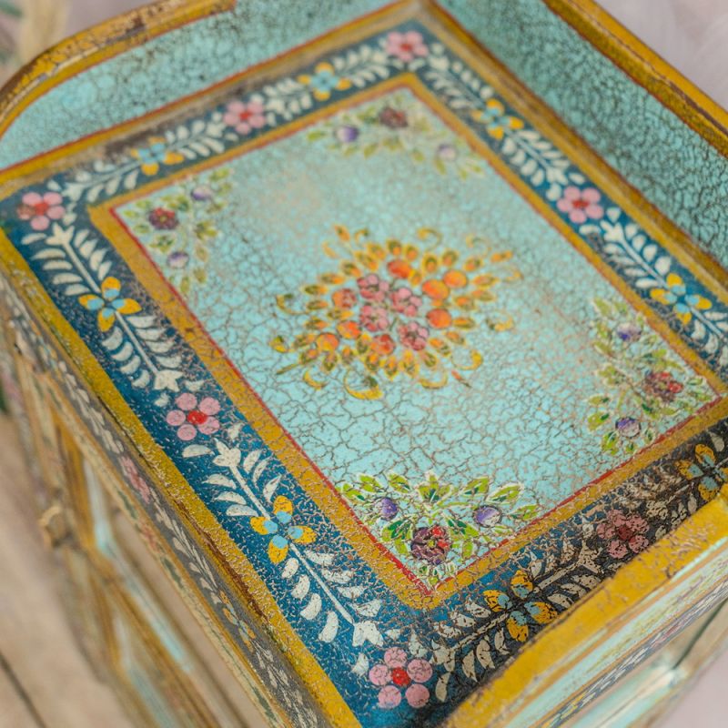 Kanchana Glazed Cabinet Hand Painted