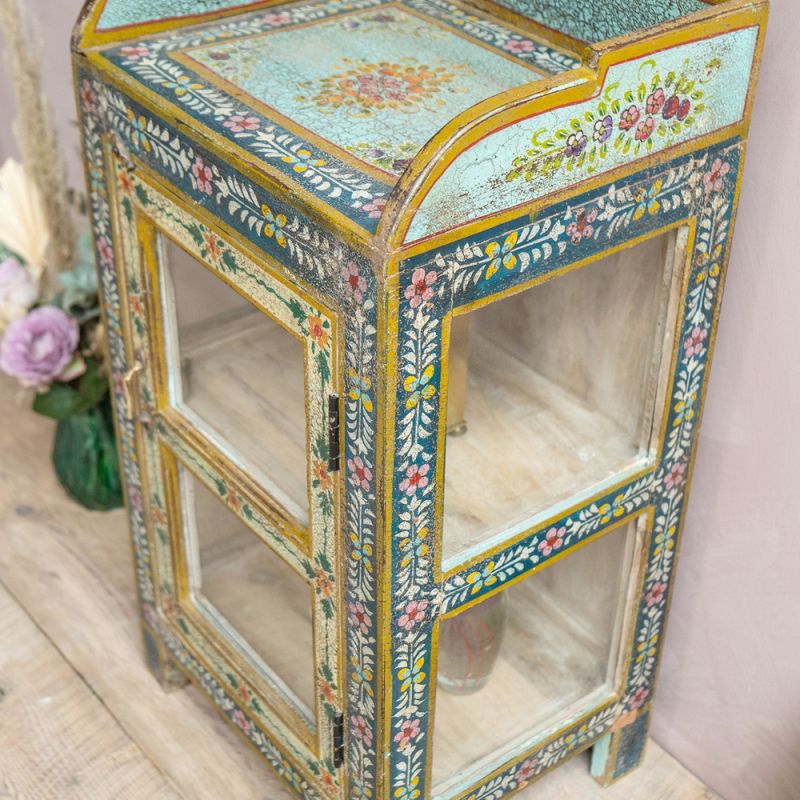 Kanchana Glazed Cabinet Hand Painted