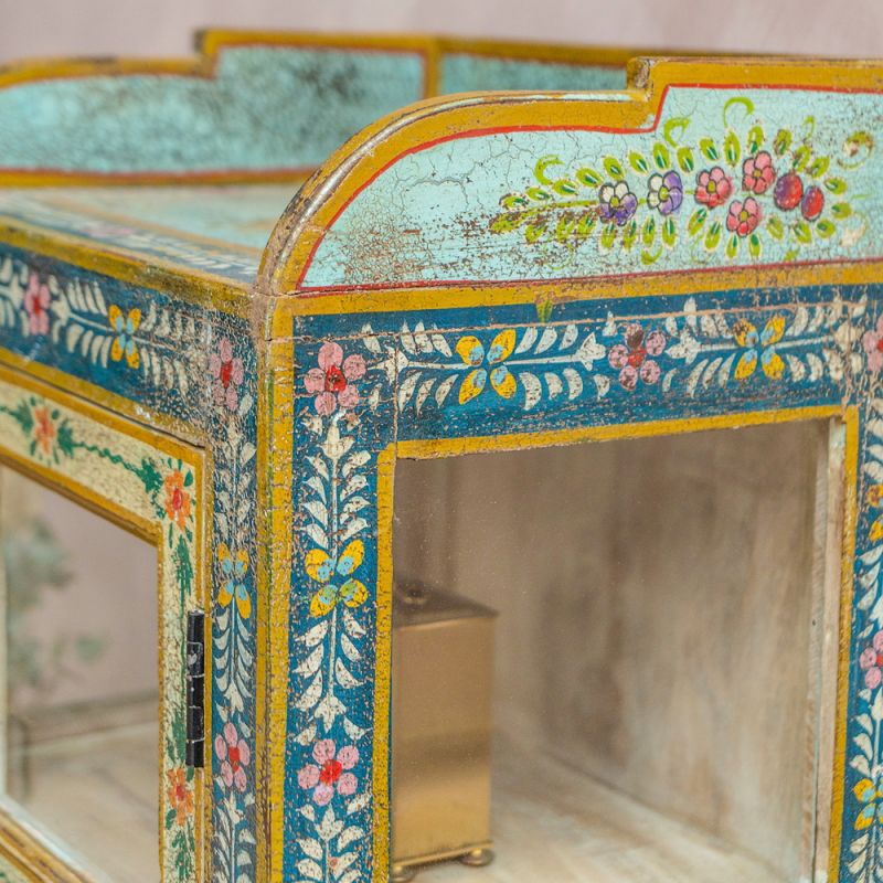 Kanchana Glazed Cabinet Hand Painted