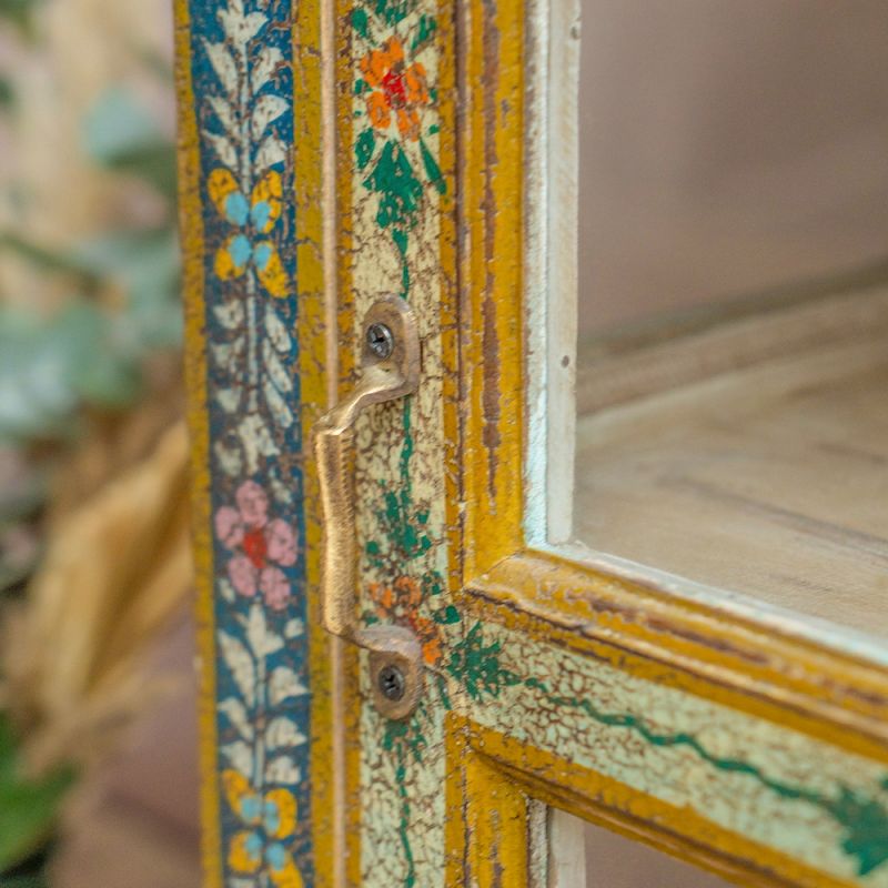 Kanchana Glazed Cabinet Hand Painted