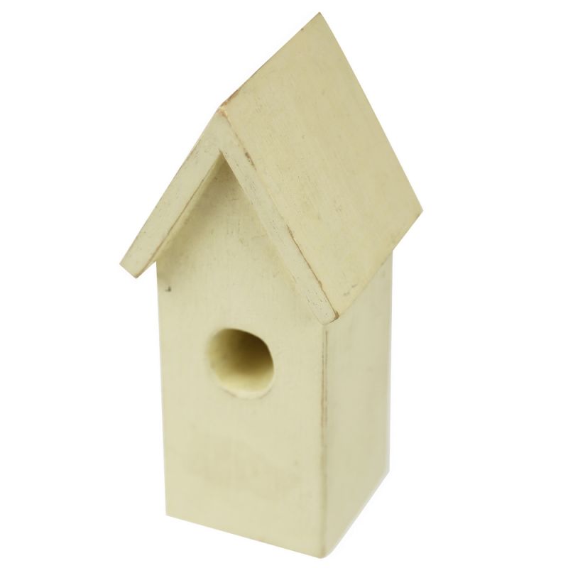 Little white washed bird house