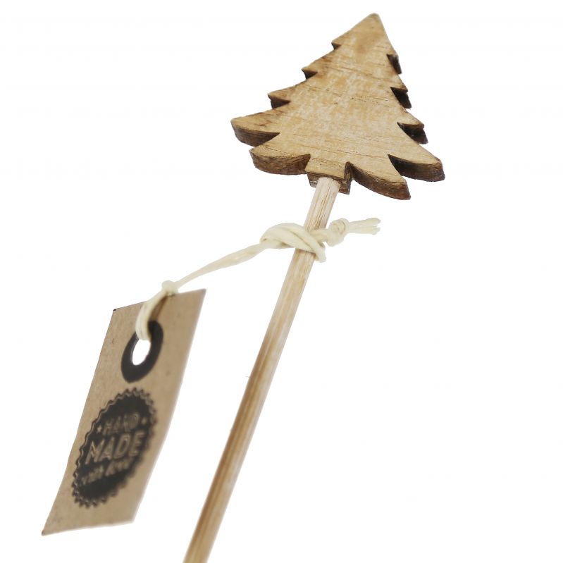 Tree on wooden stick (19cm)