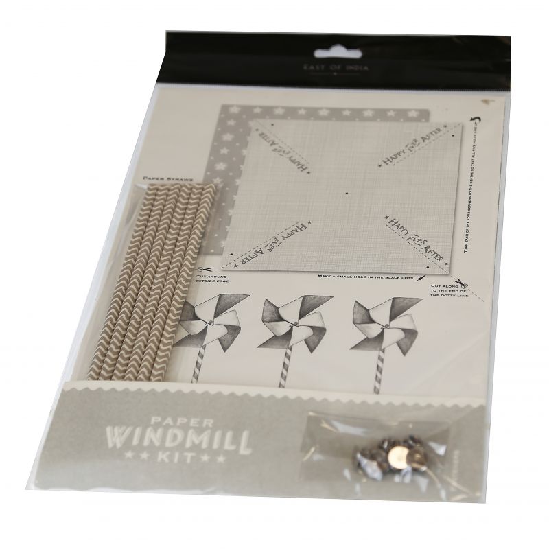 Paper windmill kit - Happy ever after