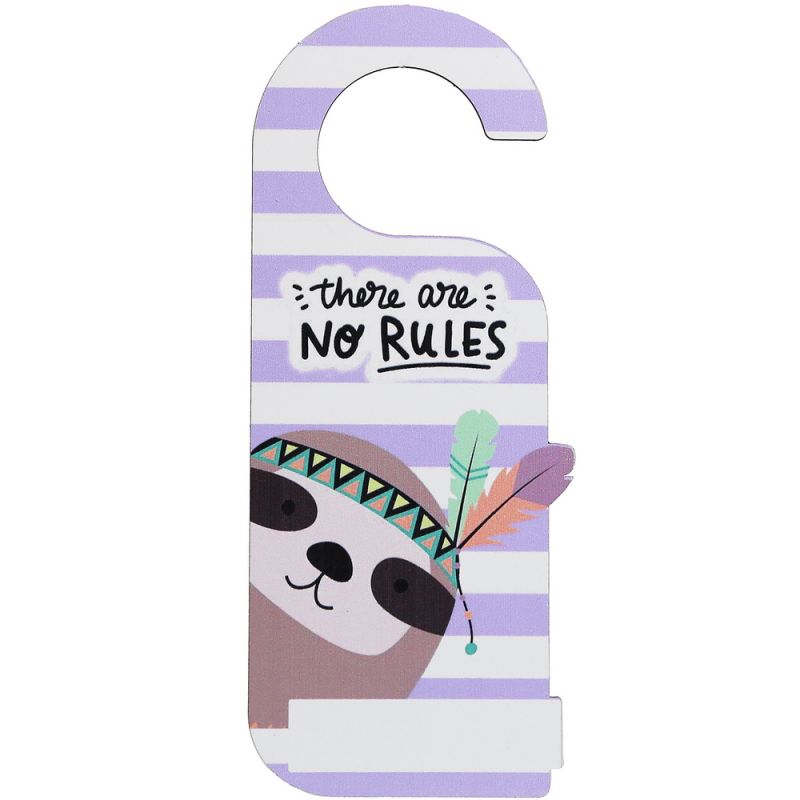 Door hanger with animal 21cm