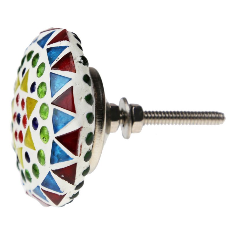 Star mosaic door knob