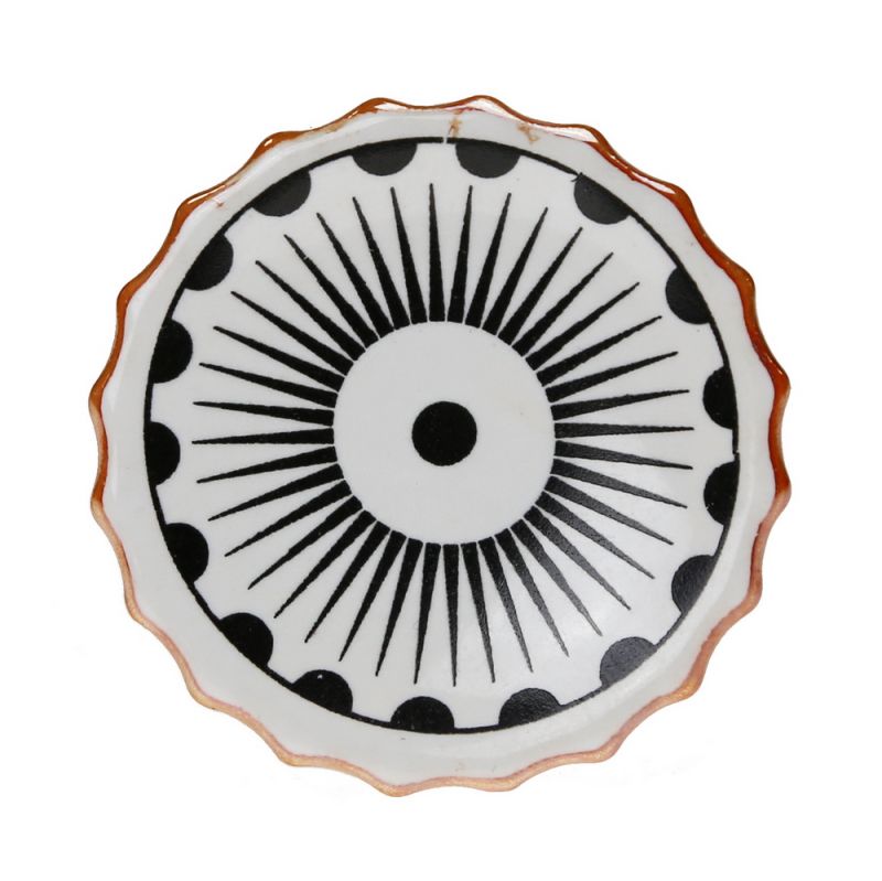 Knob Sun ceramic 4.5cm