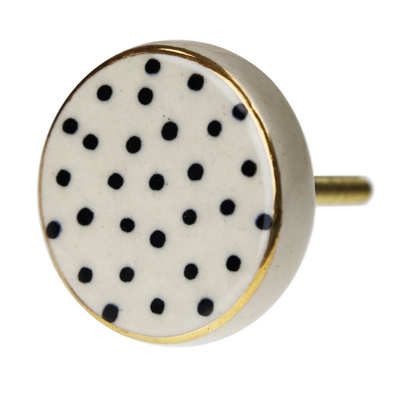 Knob Dots ceramic 4cm