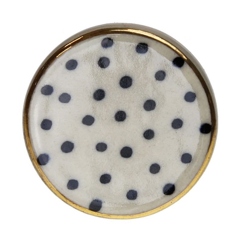 Knob Dots ceramic 4cm