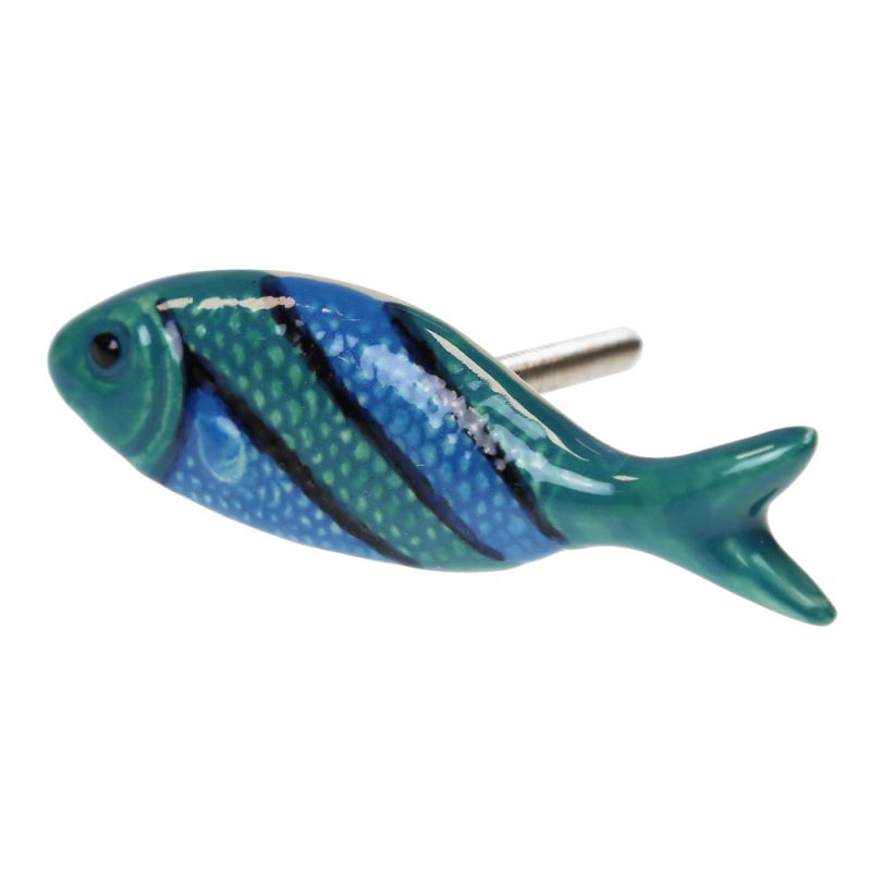 Knob fish 2.5x8cm - Angled bands