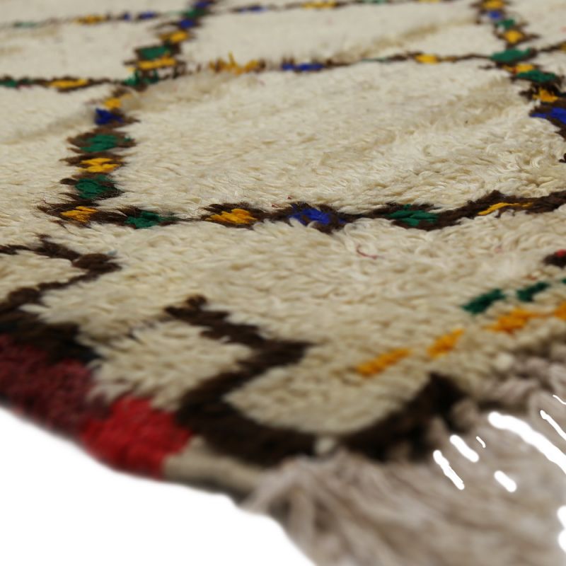 Handmade vintage morrocan rug 293x140cm