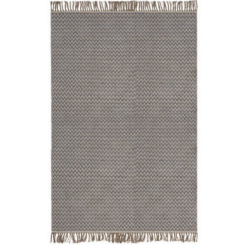 Zigzag weave rug Grey 120 x 180cm