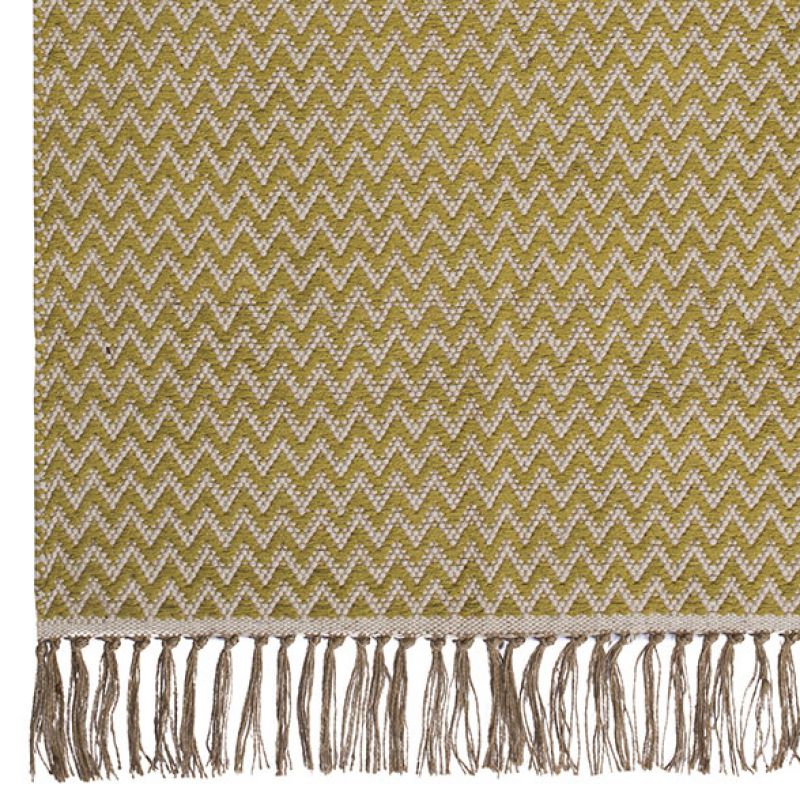 Zigzag weave rug old Gold 120 x 180cm