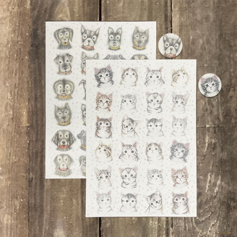 Sticker sheet-Cats (24)